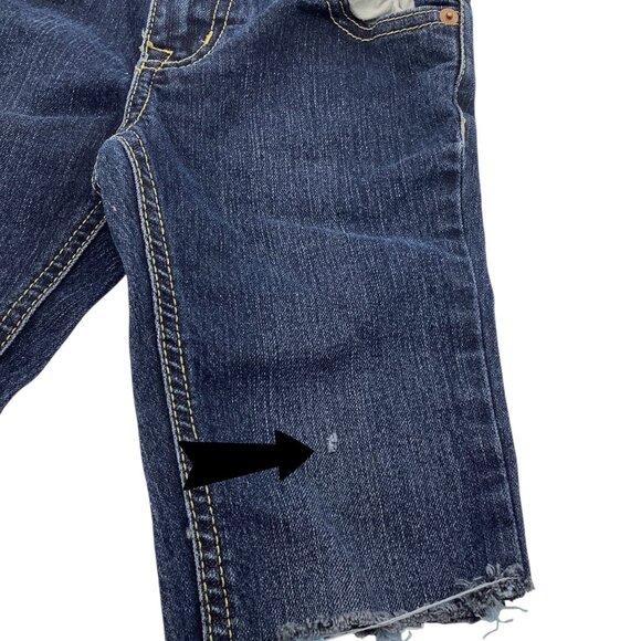 Childrens Place Girls Bootcut Stretch Denim Jeans Blue Size 6 Adjustable Waist - Picture 3 of 11